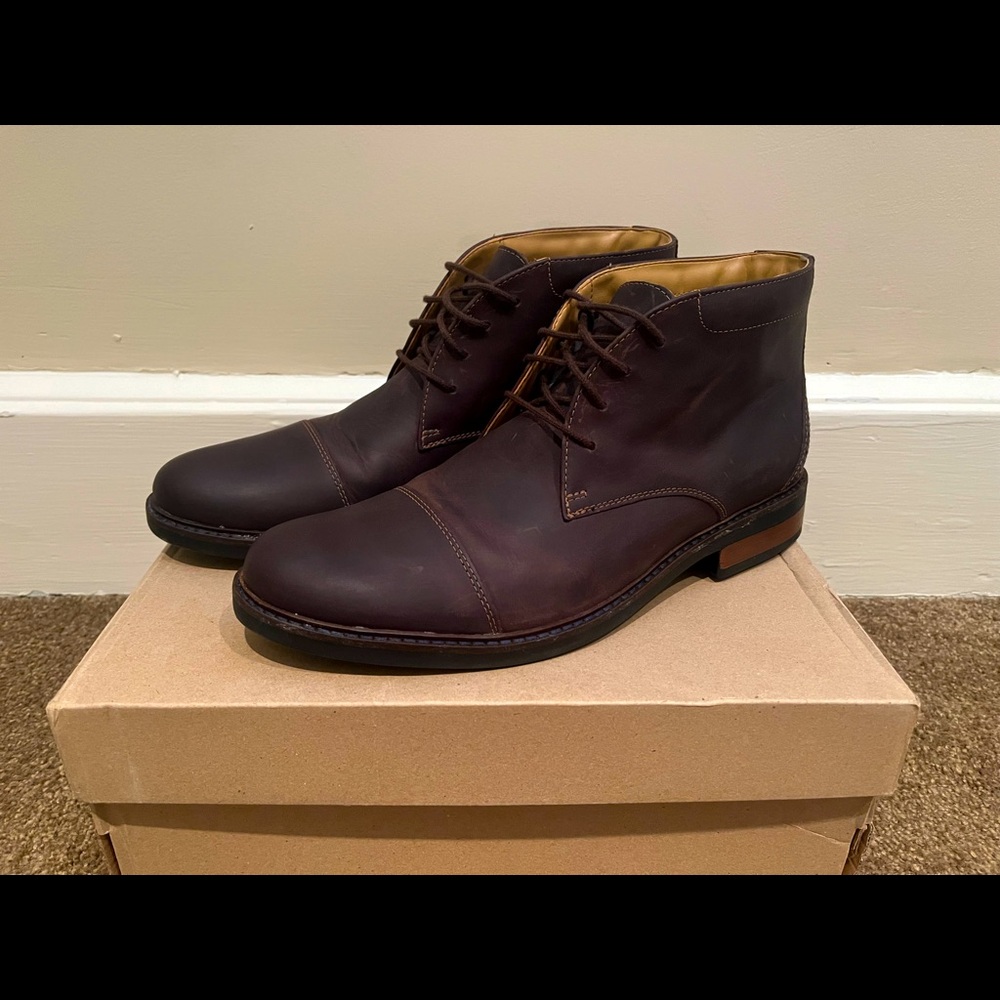 Bostonian Maxton Mid Chukka Boot - Dark Brown - Men’s 10
